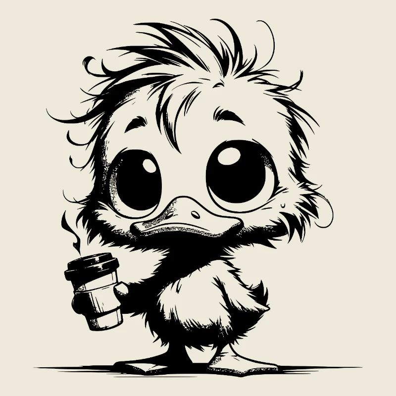 Duck in Survival Mode Caffeine Coma Mug