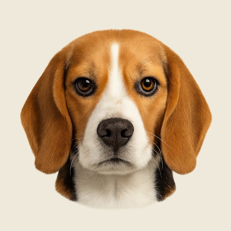 Beagle Portrait Motif