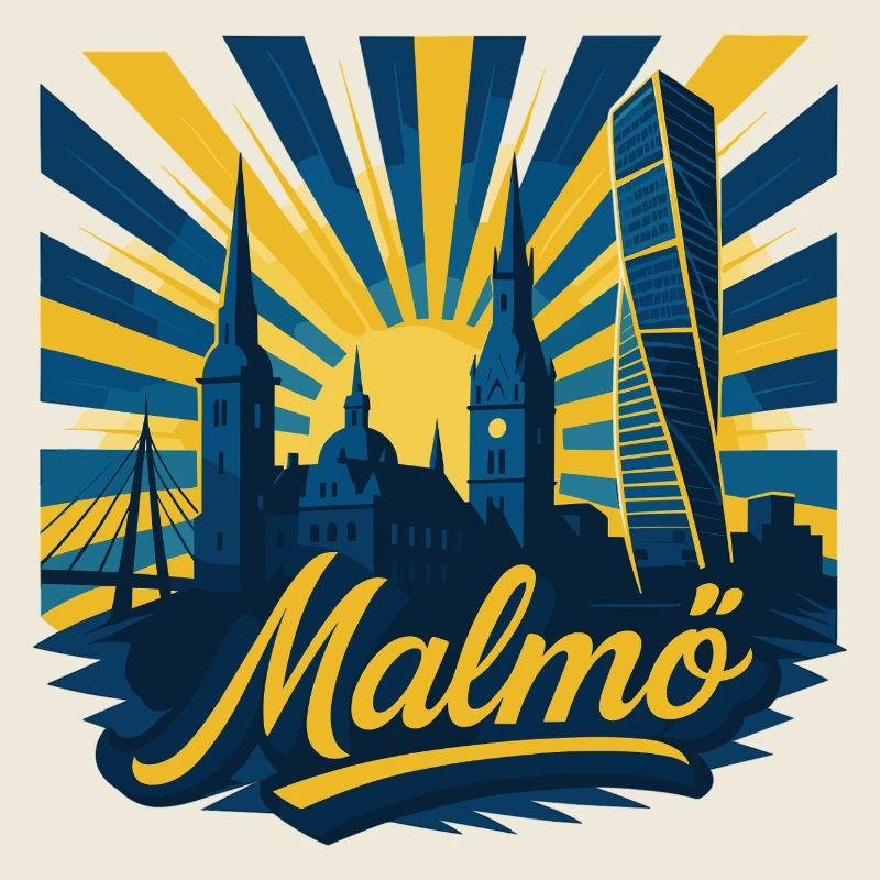Malmö City Sweden Cool Epic Gift