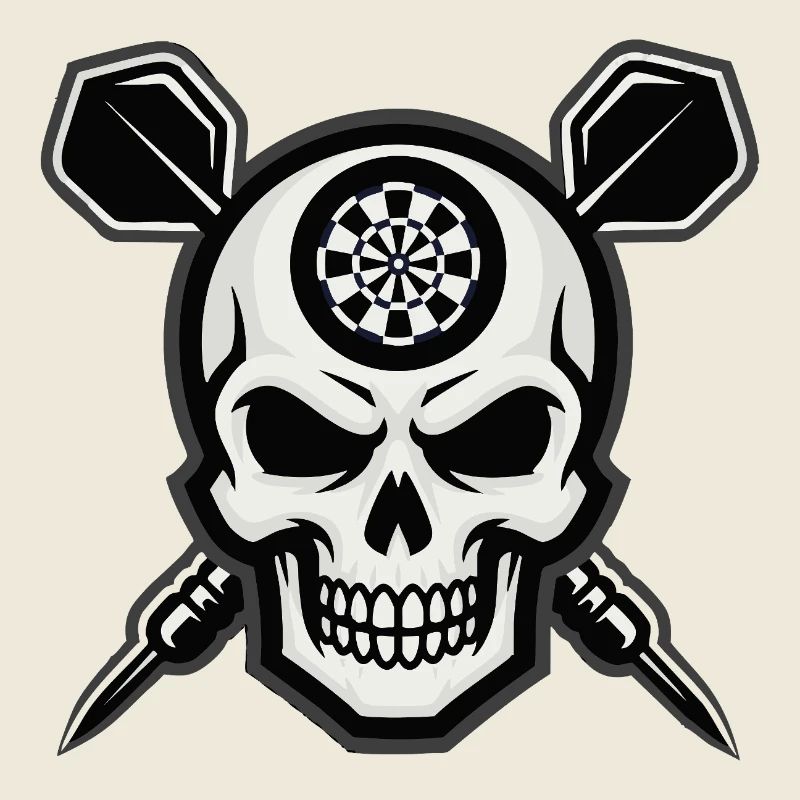 Dart Skull Pub Style