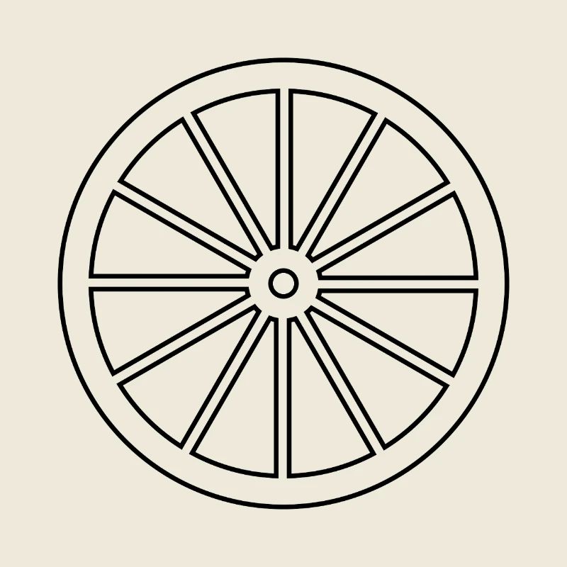 Roue de chariot