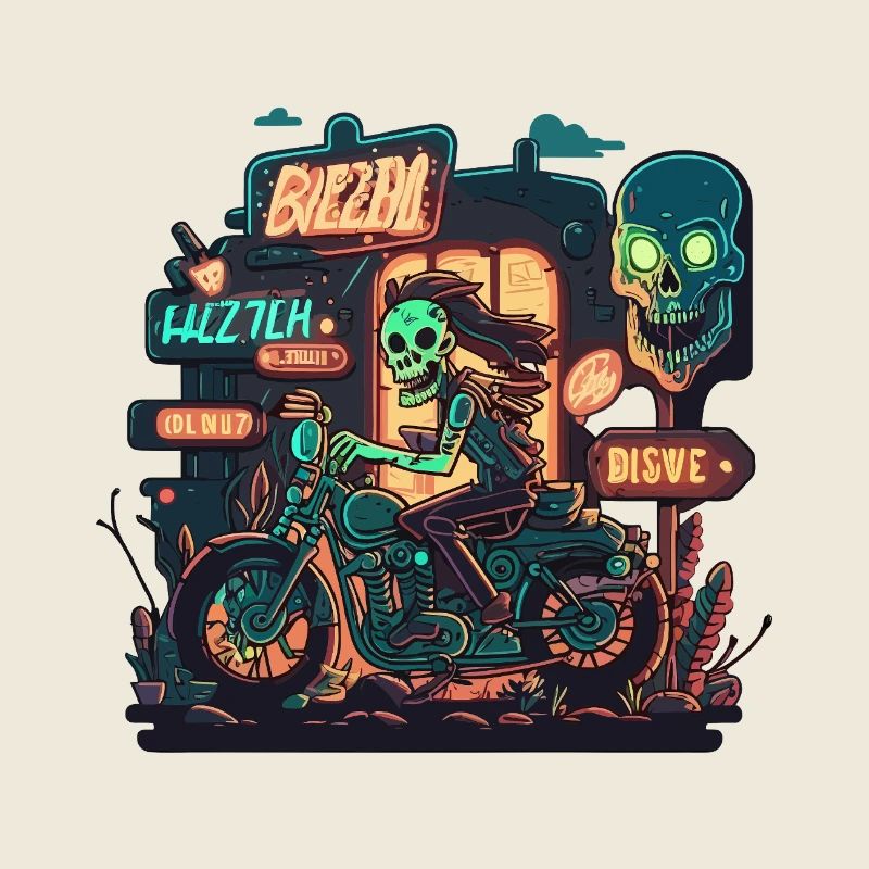 Attraction moto Nekro Neon