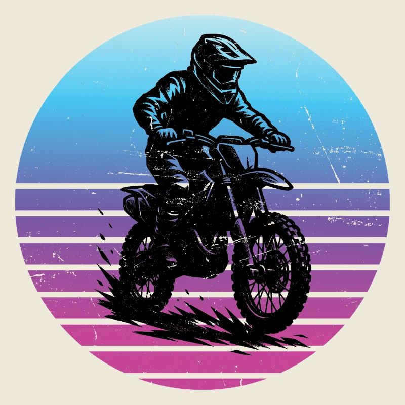 Fun motocross motif
