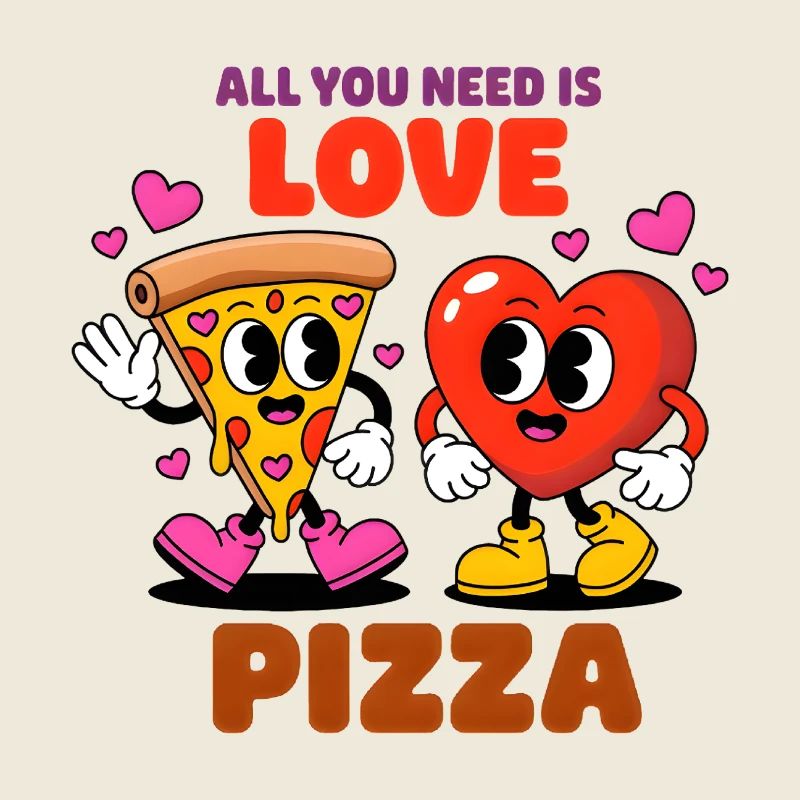 All you need is love pizza