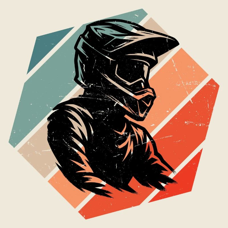 Conception compacte du motocross