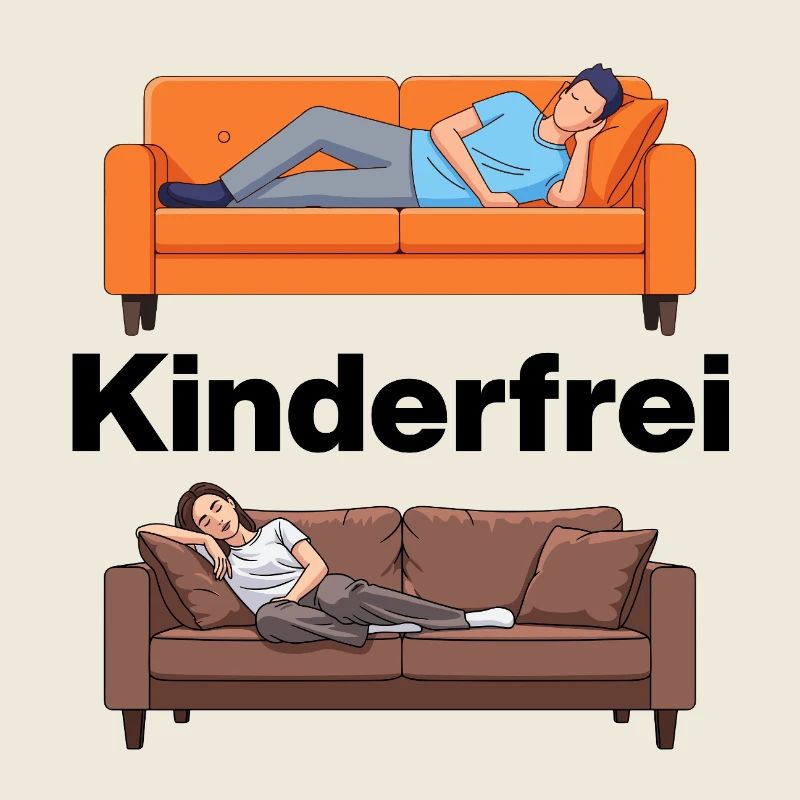 Child-free – sofa, peace, happiness for parents