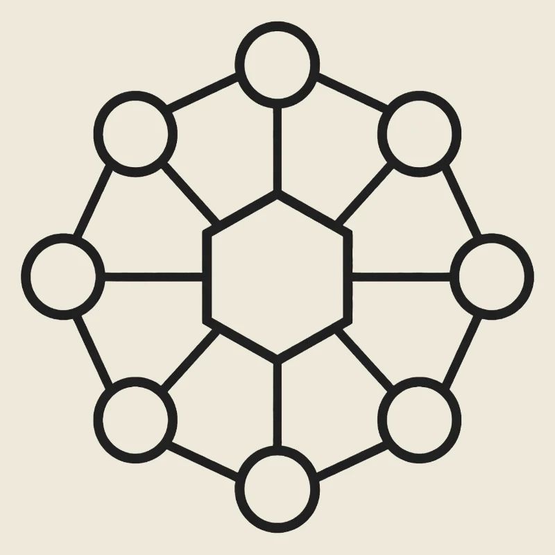 Mandala Hexagonal Géométrique