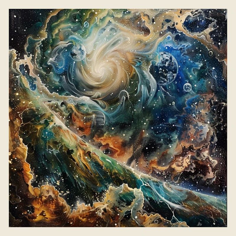 Galaxie Cosmique Tourbillon