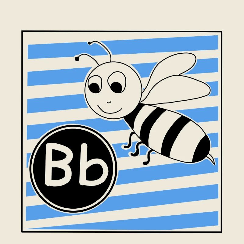 B pour Lettres d’abeille à l’école primaire