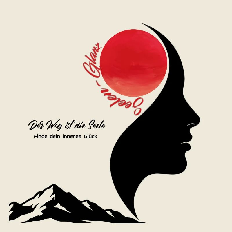 Sonnenmond-Silhouette mit rotem Orb