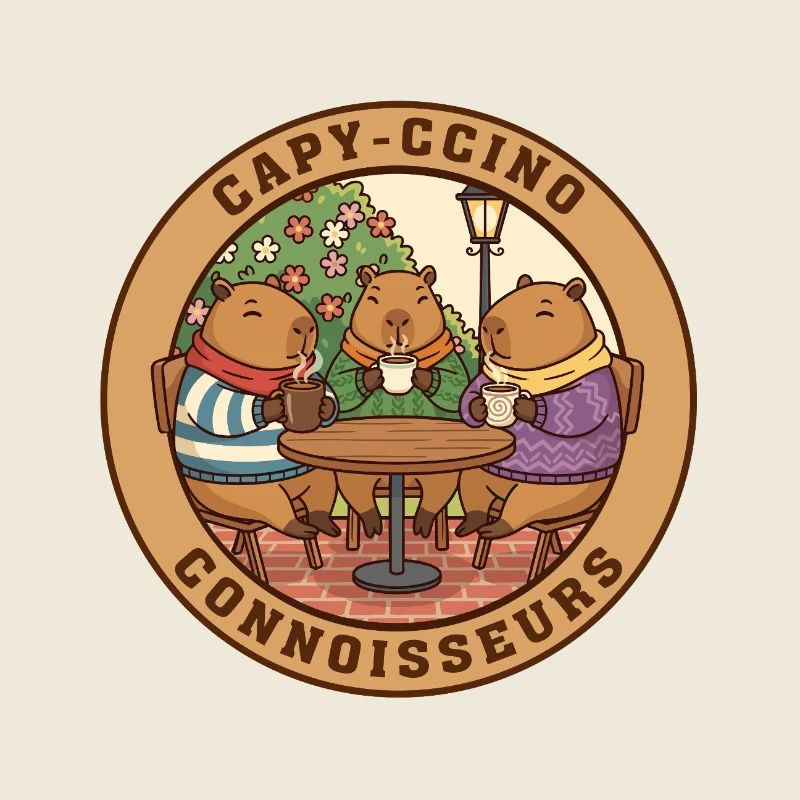 Capybara Capyccino Connoisseurs Kaffeeclub