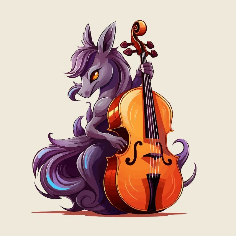 Cello-Pony im Fantasie-Orchester