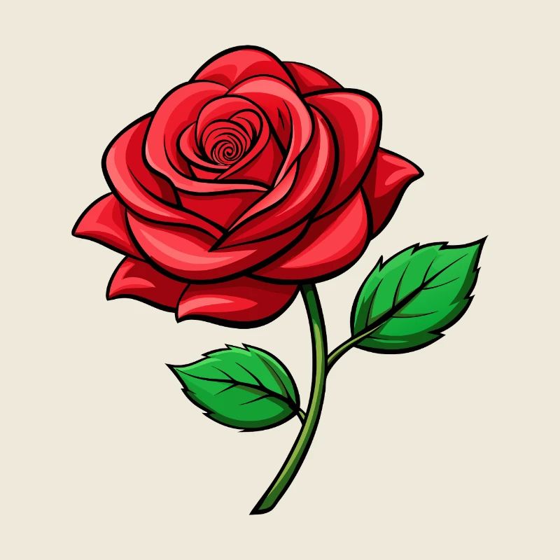 Rote Rose