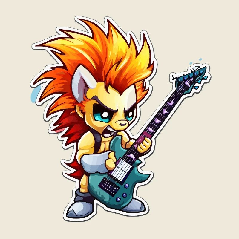 Flame Guitar Fighter