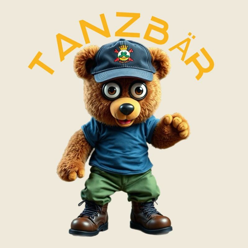 Tanzbär Maskottchen