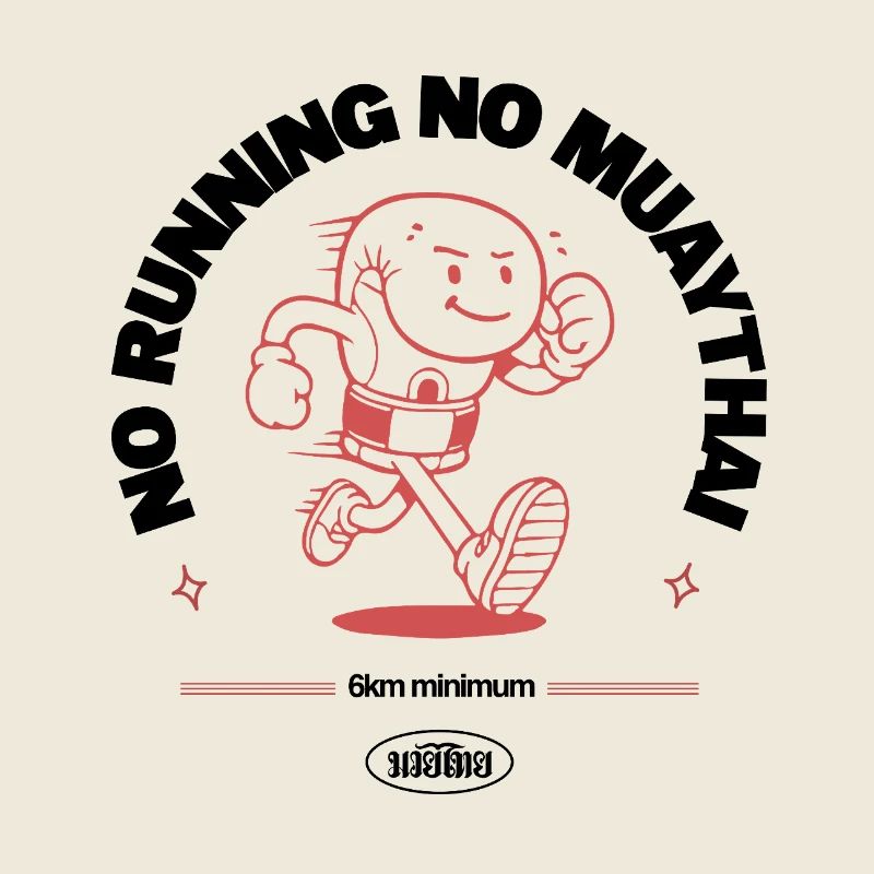 NO RUNNING NO MUAYTHAI