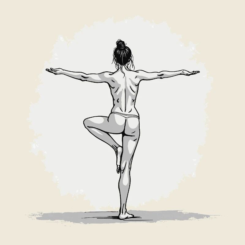 Yoga Exercice, Équilibre, Pleine Conscience et Relaxation