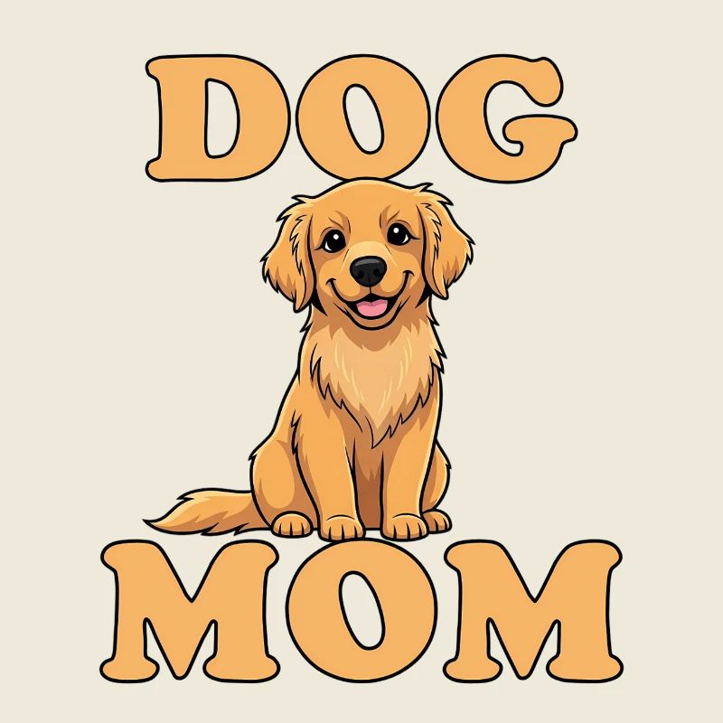 Maman de chien – Motif de maman de chien mignonne