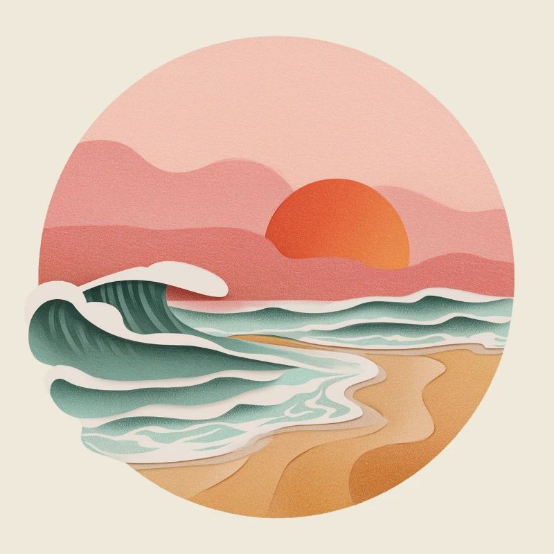 Océan et surf – Passion vagues et Liberté