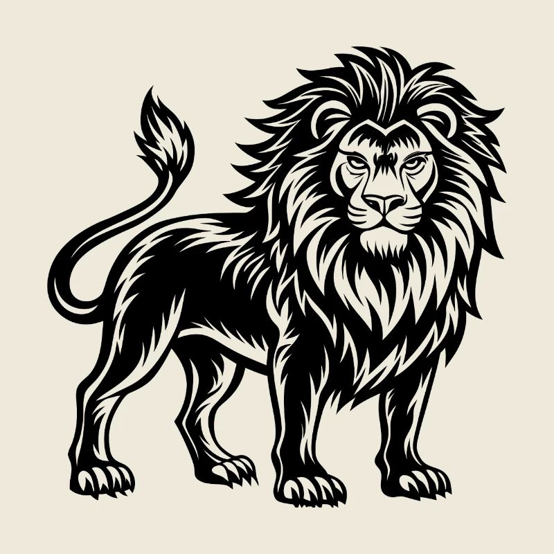 Lion mascotte
