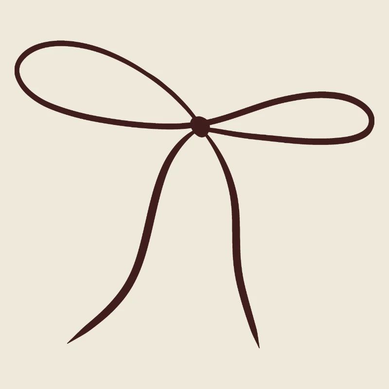 Bow Ribbon Minimalist