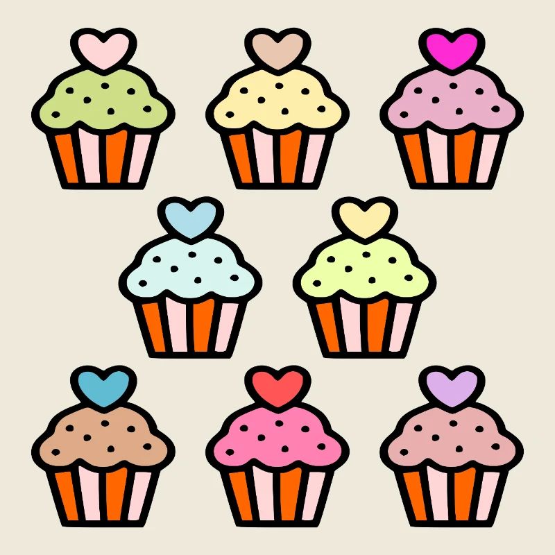 Geburtstagskuchen Muffins