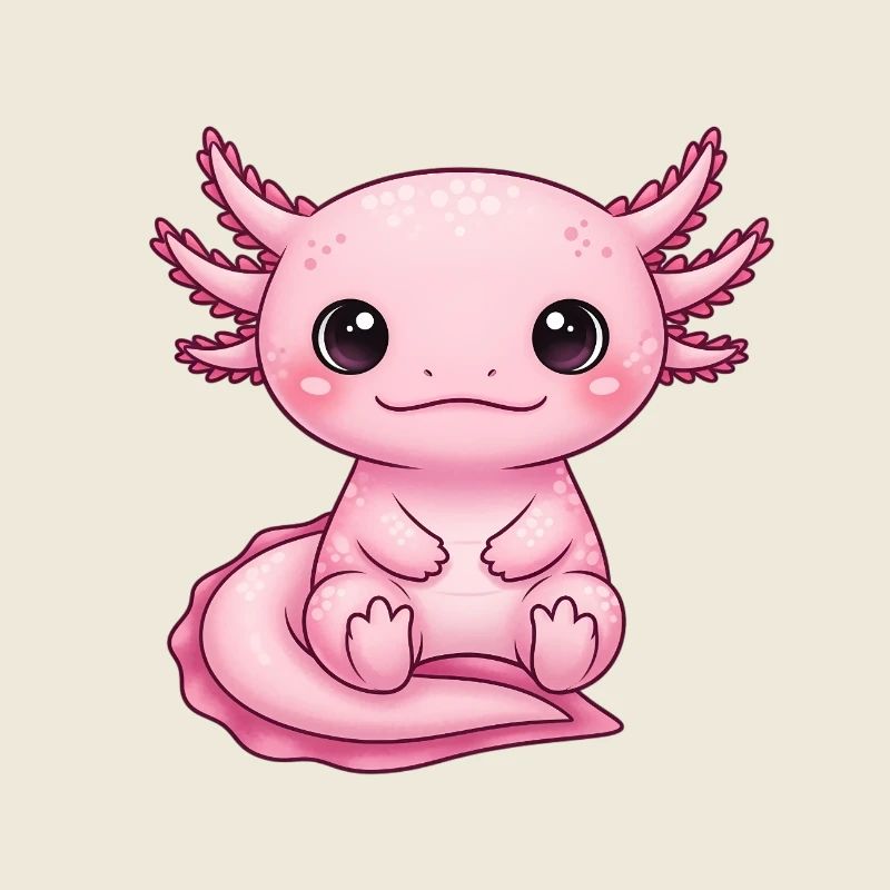 Bébé Dragon Rose de Kawaii