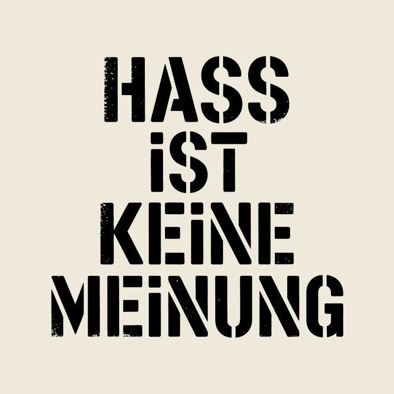 Hass ist keine Meinung - Antifa Tee