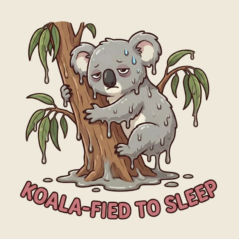 Koala Kawaii Endormi