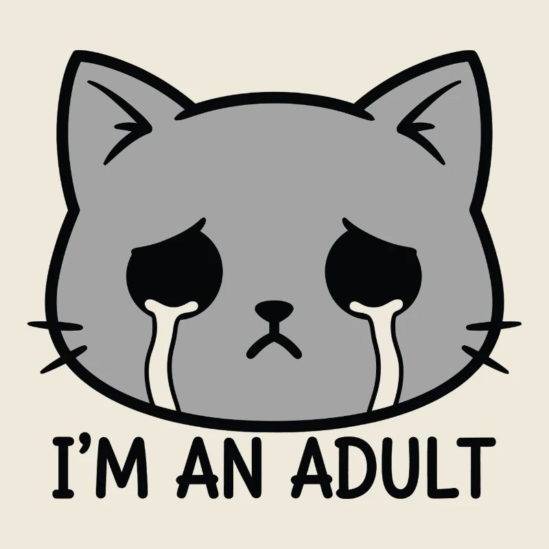 Graphique de larmes de chat adulte