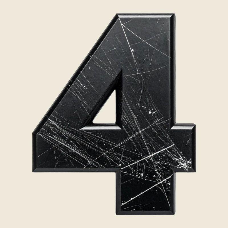 Rough four-number design