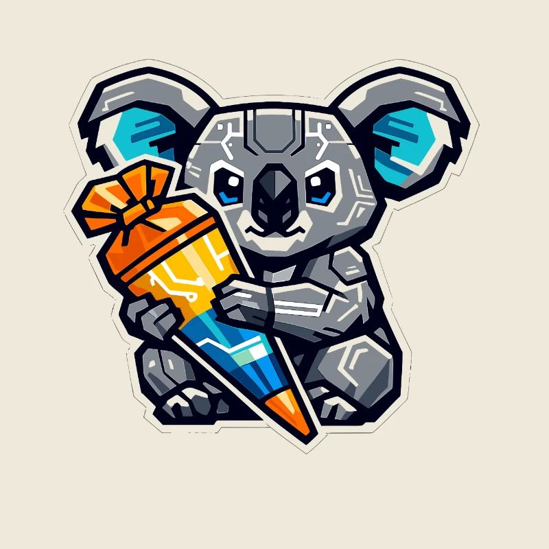 Endlich Schulkind Koala Schultüte Einschulung