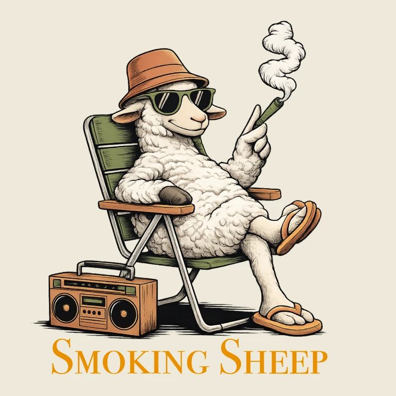 Smoking sheep in chill mode