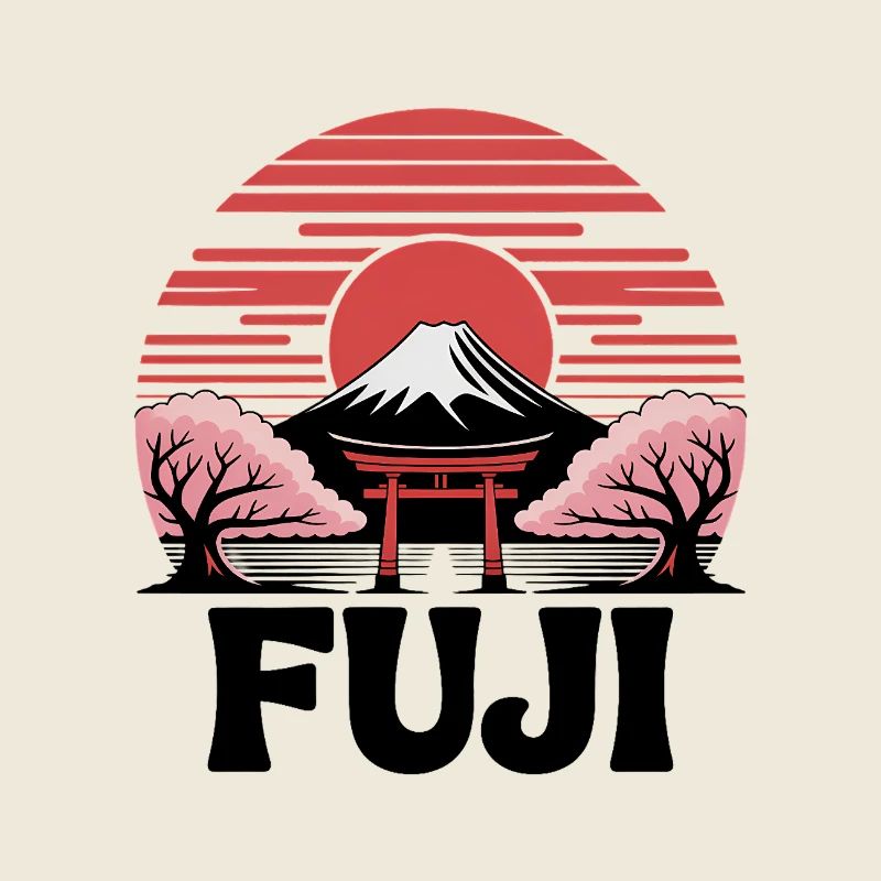 Fuji Torii Sakura in the Sun