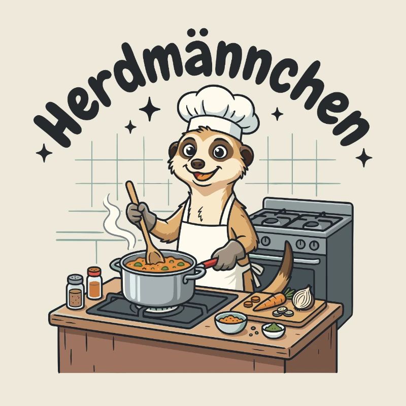 Herdmännchen Koch Suricate au poêle