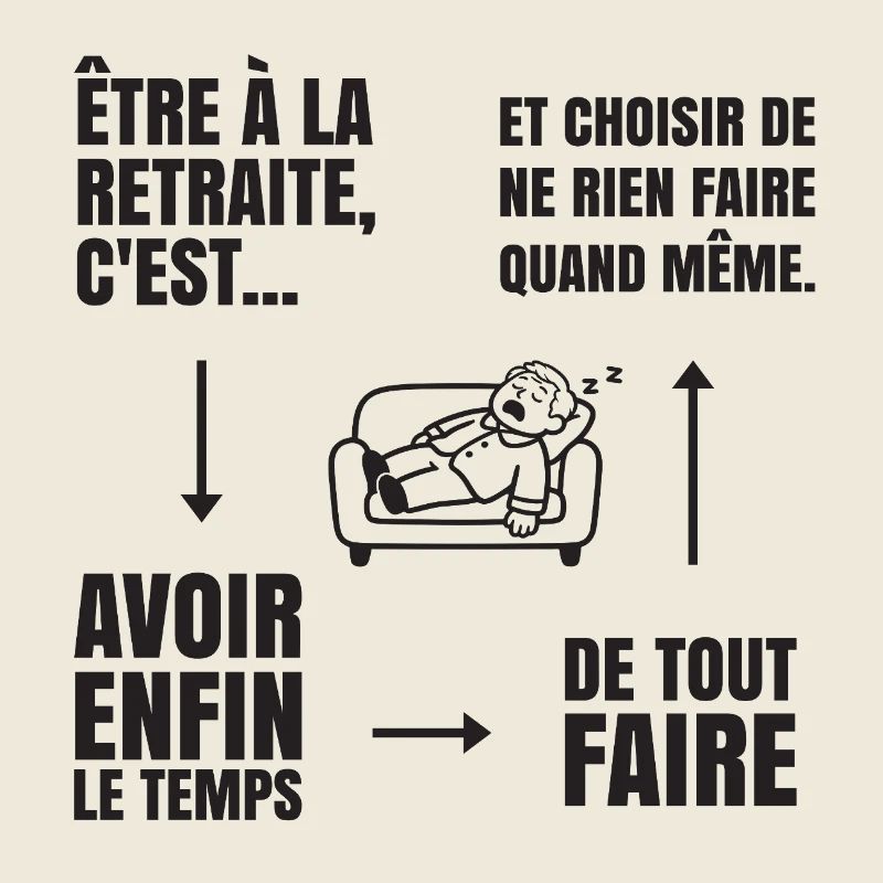 Die Kunst des Nichtstuns (schwarzer Text)