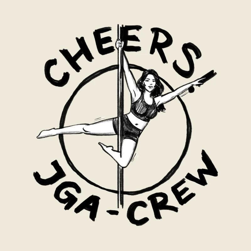 JGA: Cheers! Pole Dance – Illustration