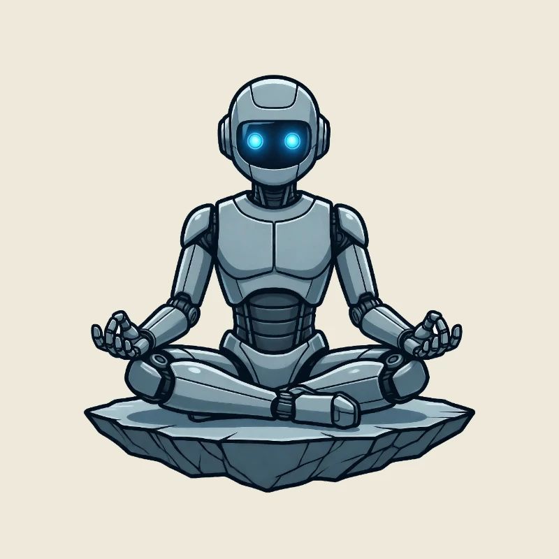 01 Le Robot Zen Meditation