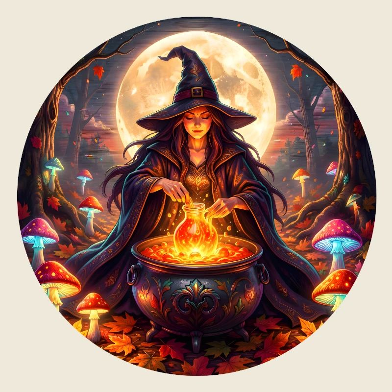 Moonlit Witch's Cauldron