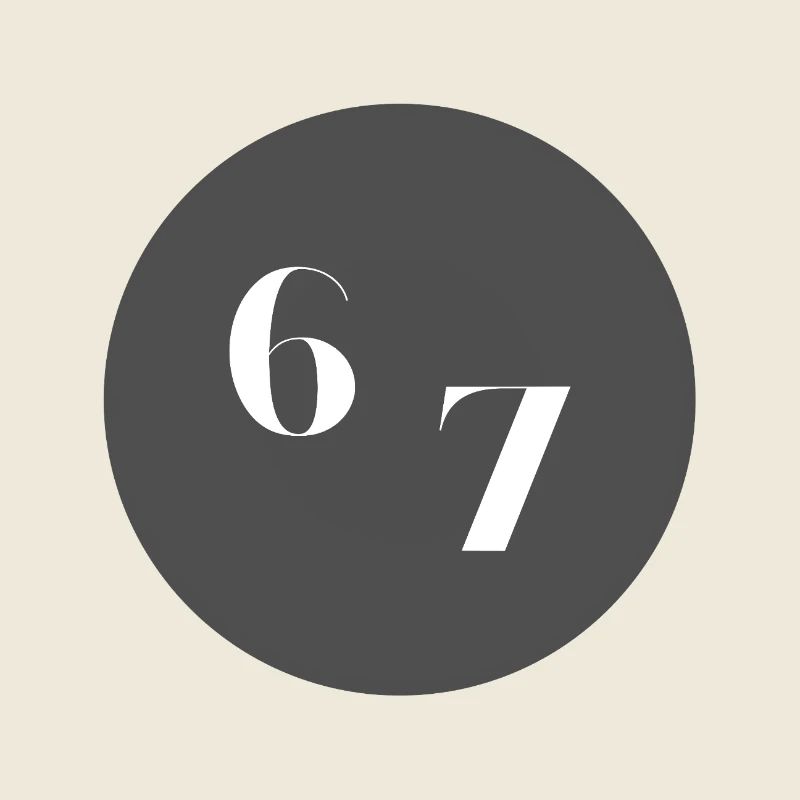 6 7 Logo – Minimalist Trend Design