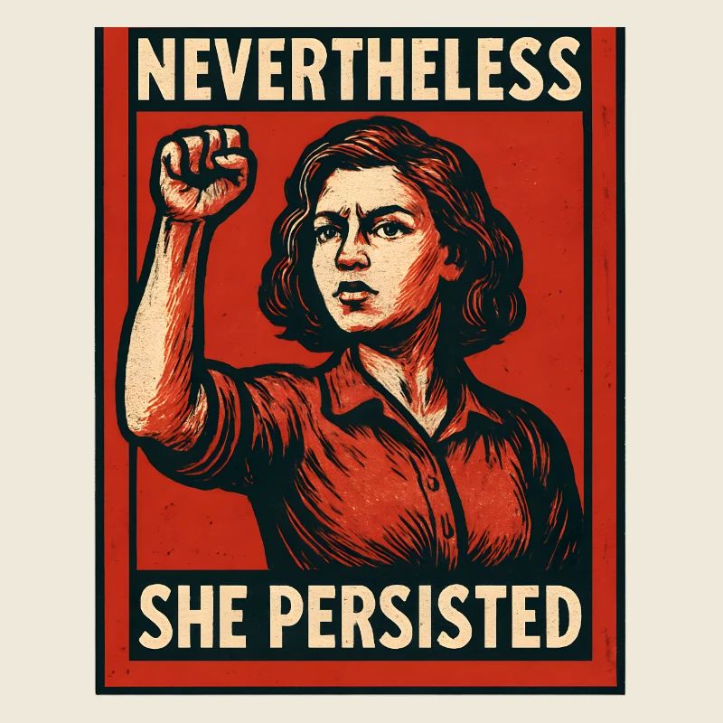 Dennoch Sie Hielt Durch Poster