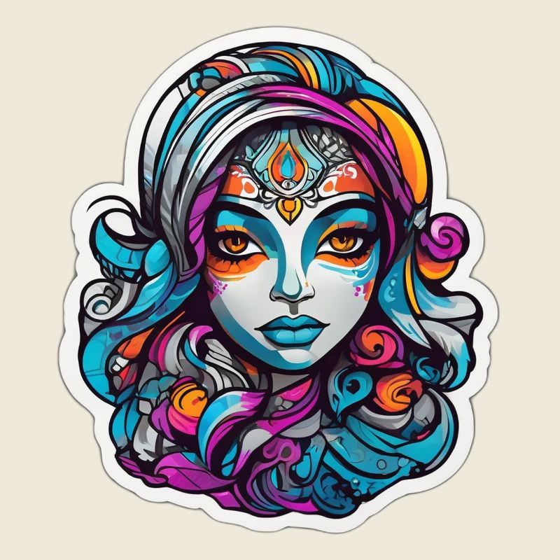 Masked Chromatic Goddess