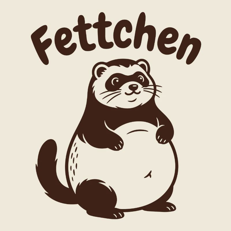 Frettchen - Fettchen mit dicken Bauch