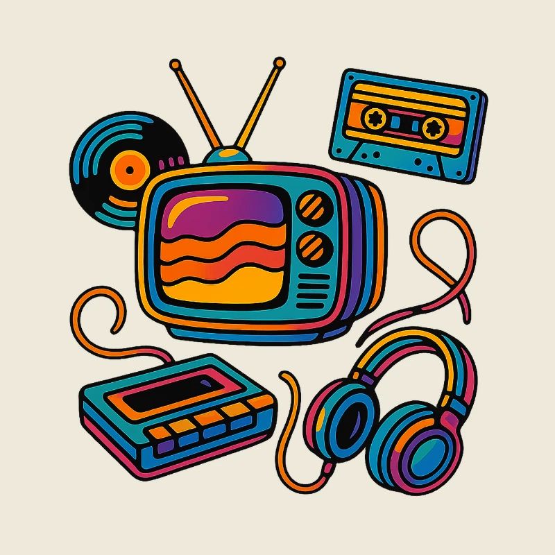 Retro Style Vintage Classic Design