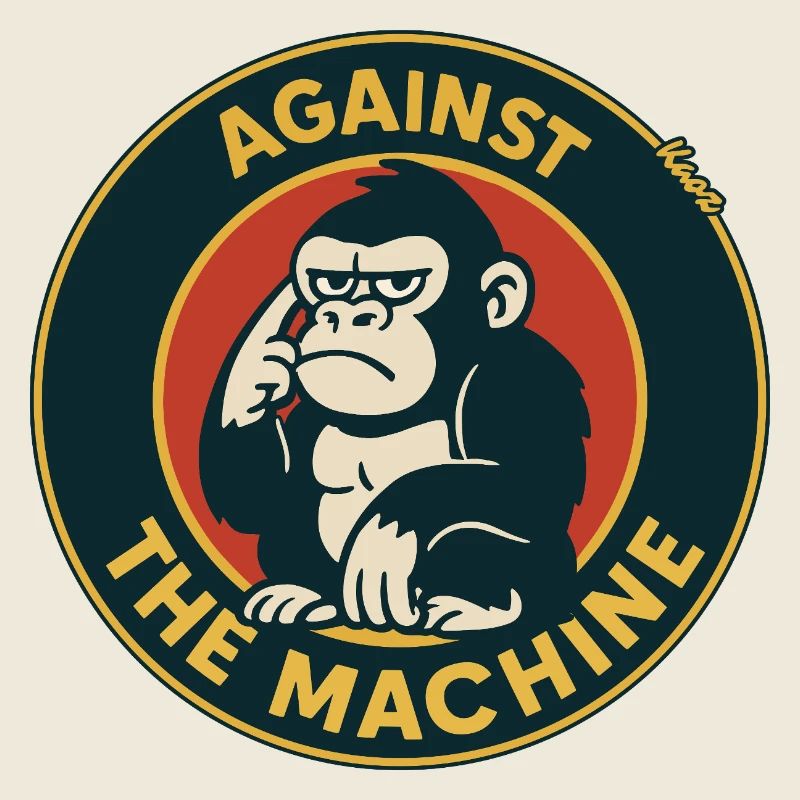 Gorilla gegen die Maschine Logo