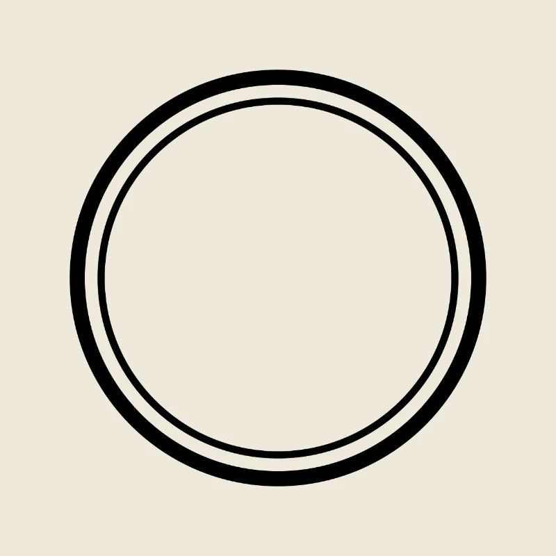 Cadre à double cercle