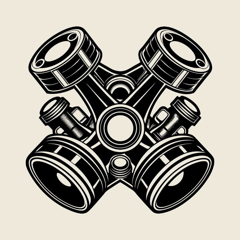 Car engine pistons