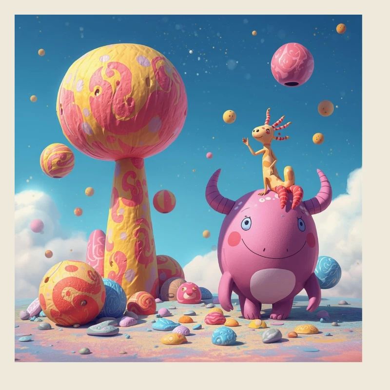 Pastel Planet Friends