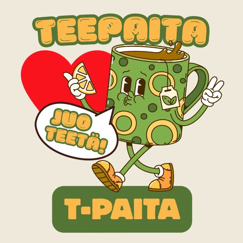 Teeshirt T-shirt - For tea lovers