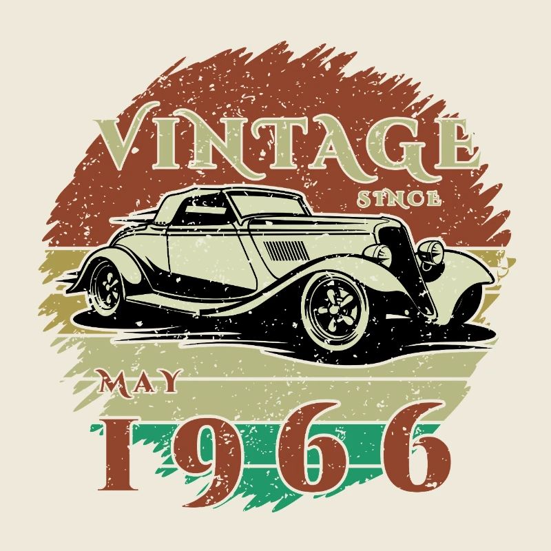 60e anniversaire - Classique - Vintage depuis 05/1966
